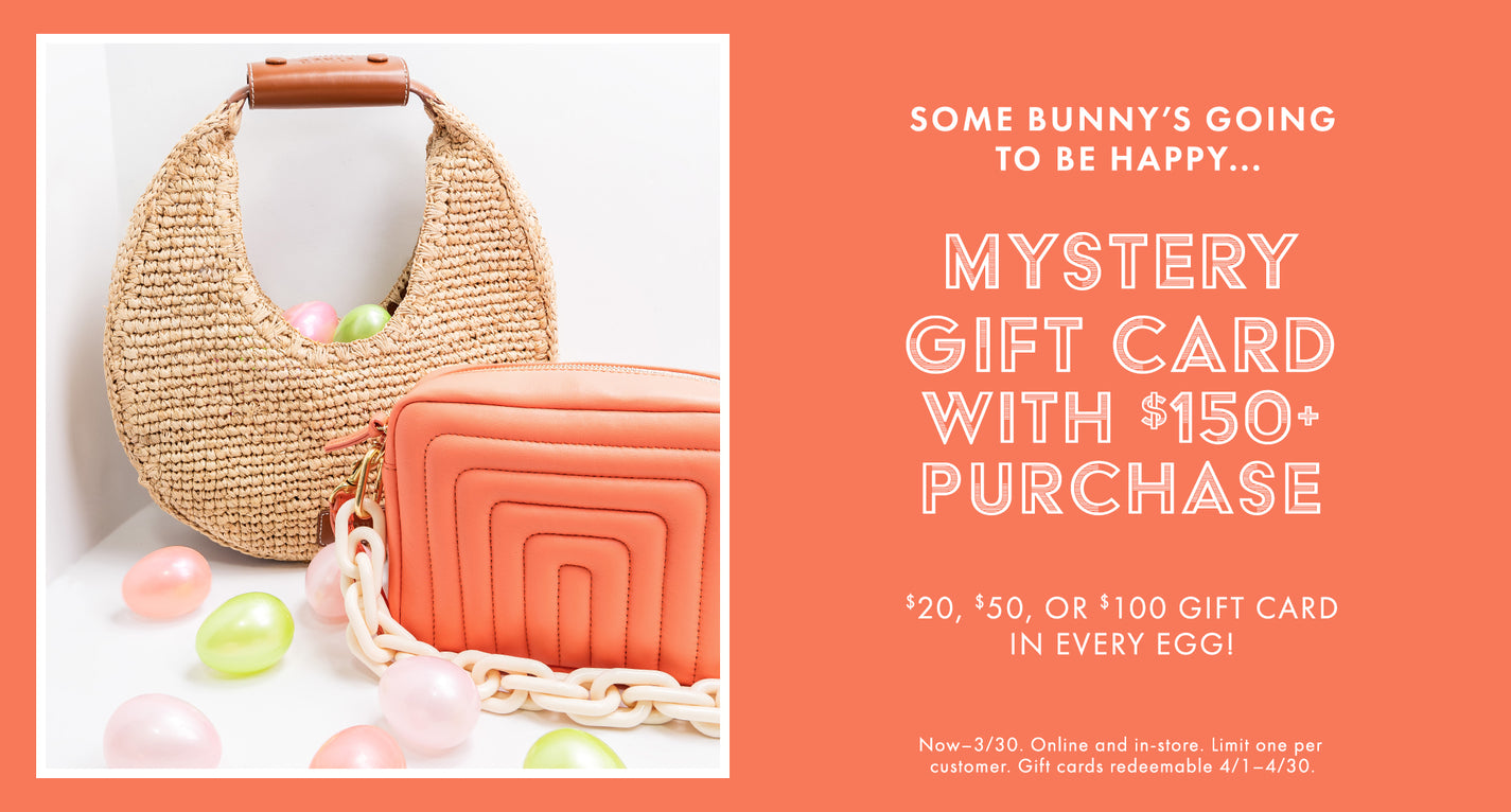 Some bunny's going to be happy. Mystery gift card with $150+ purchase.