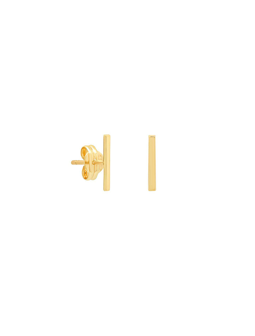 14k stick studs