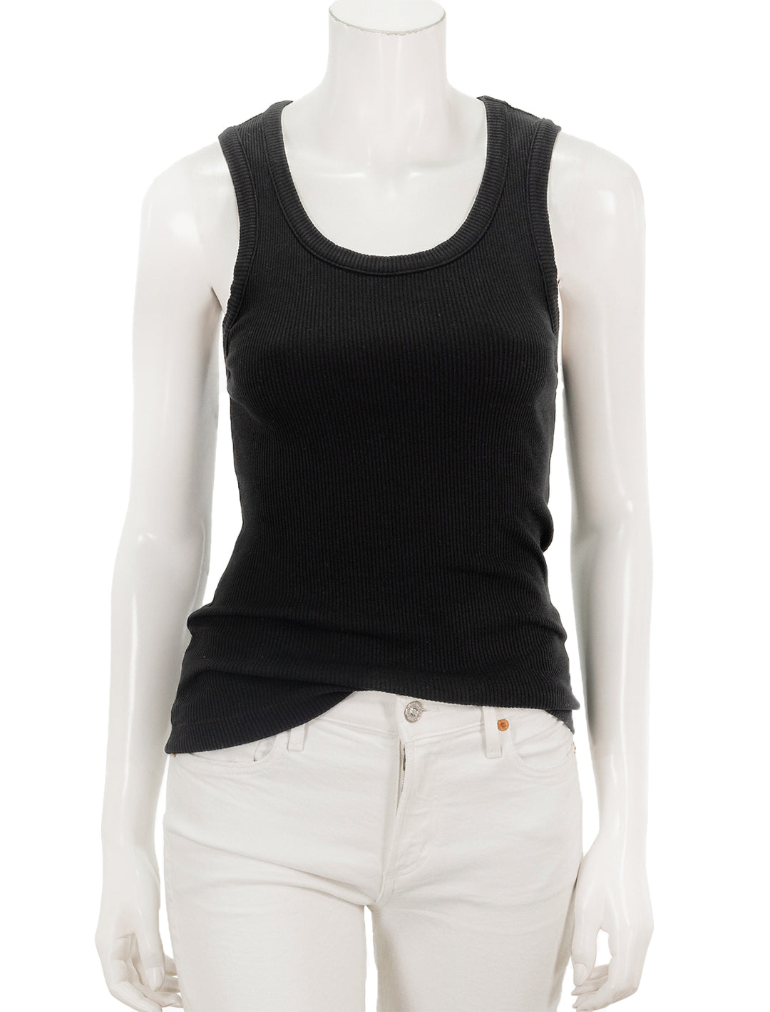 poppy tank in black