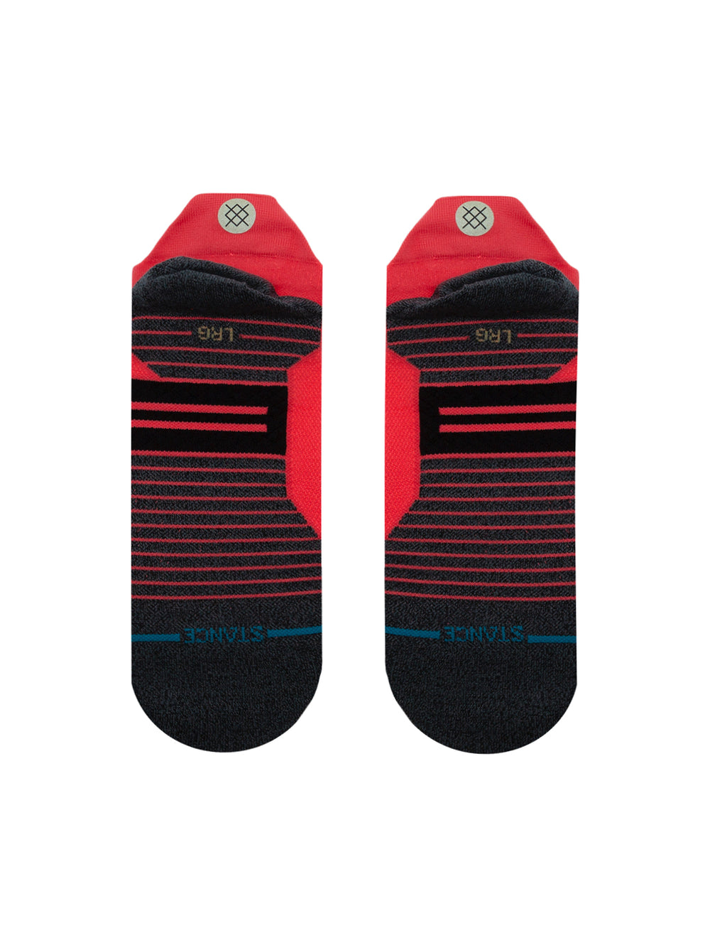 Back view of Stance's ultra tab running socks in neon pink.