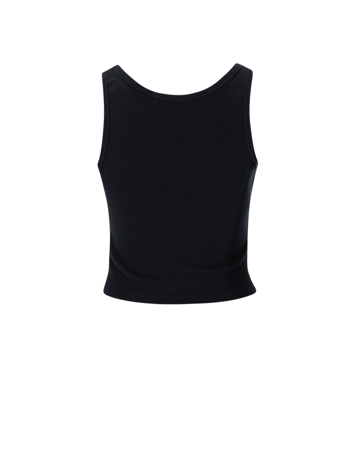 blondie tank in true black