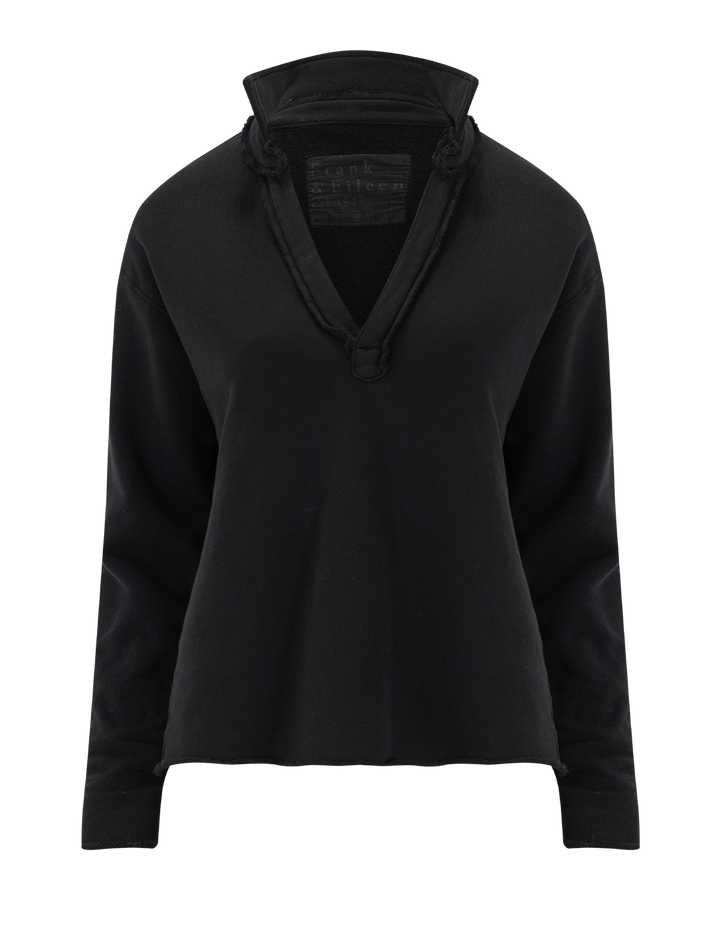 patrick popover henley in black