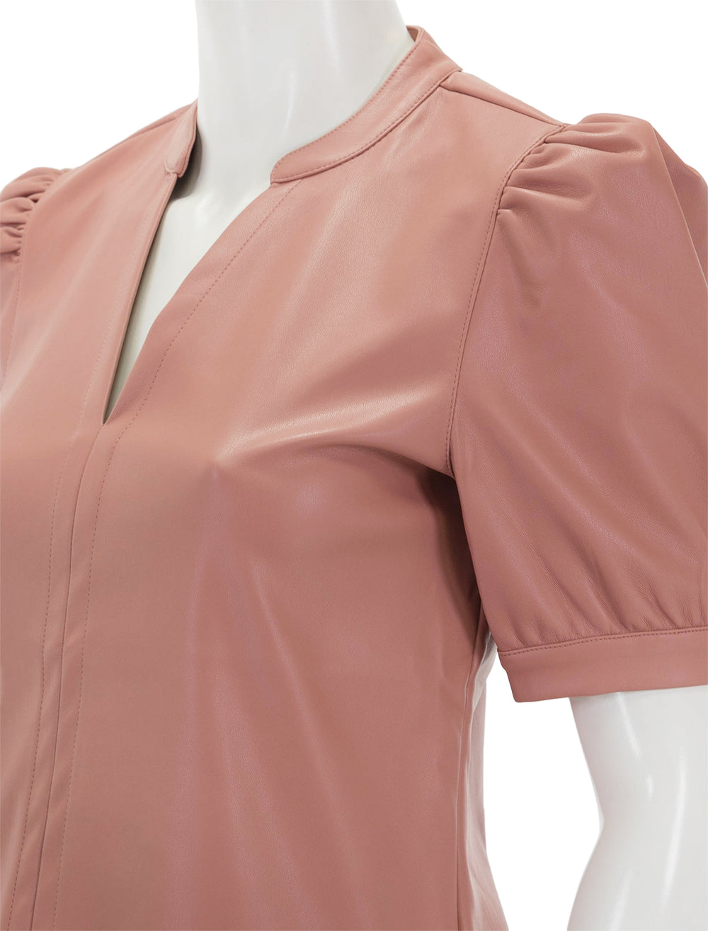 Close-up view of Steve Madden's jane top in rose.