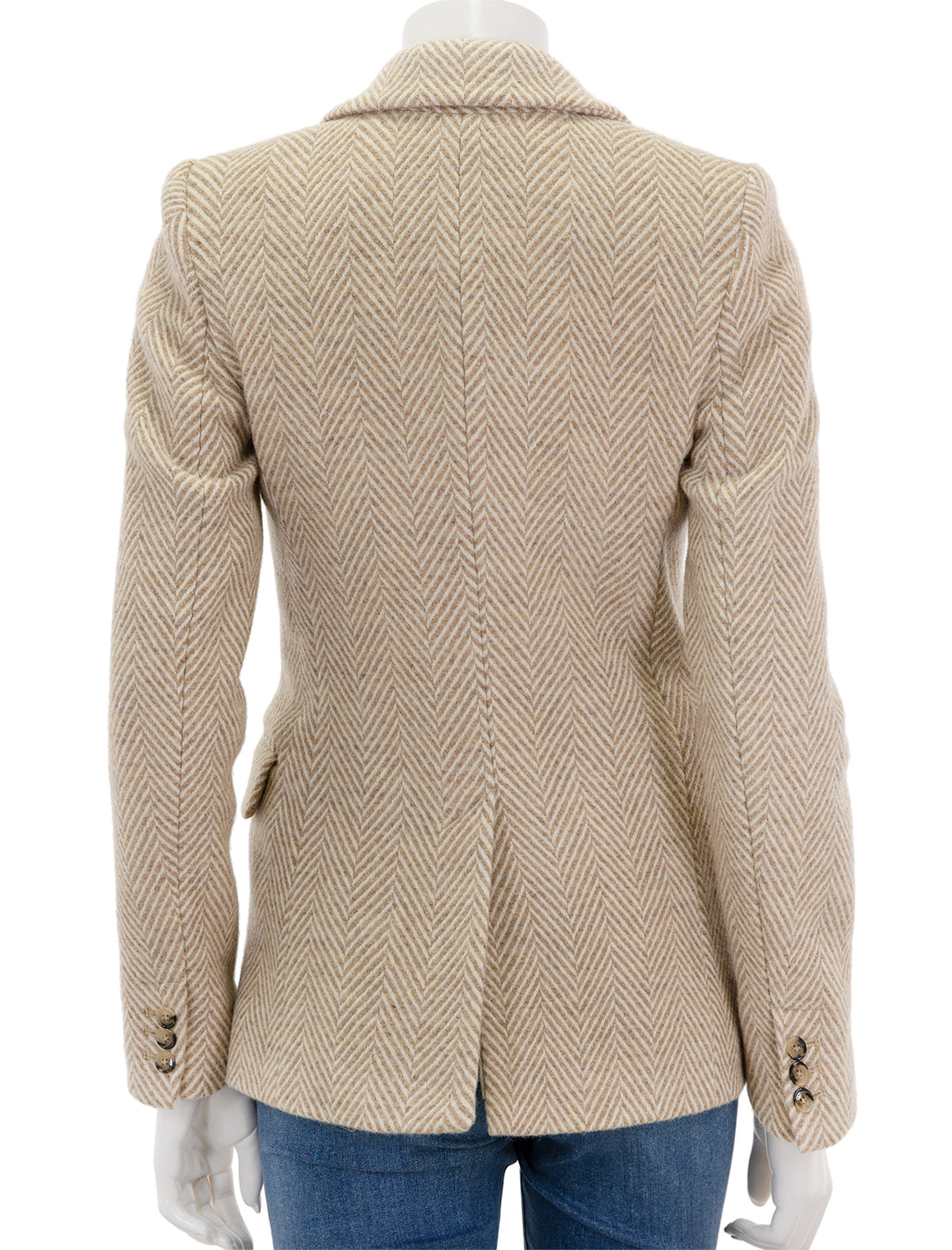 Back view of Isabel Marant Etoile's kerstin blazer in toffee.