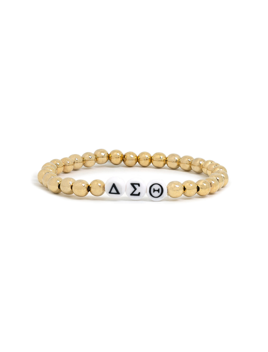 delta sigma theta beaded bracelet