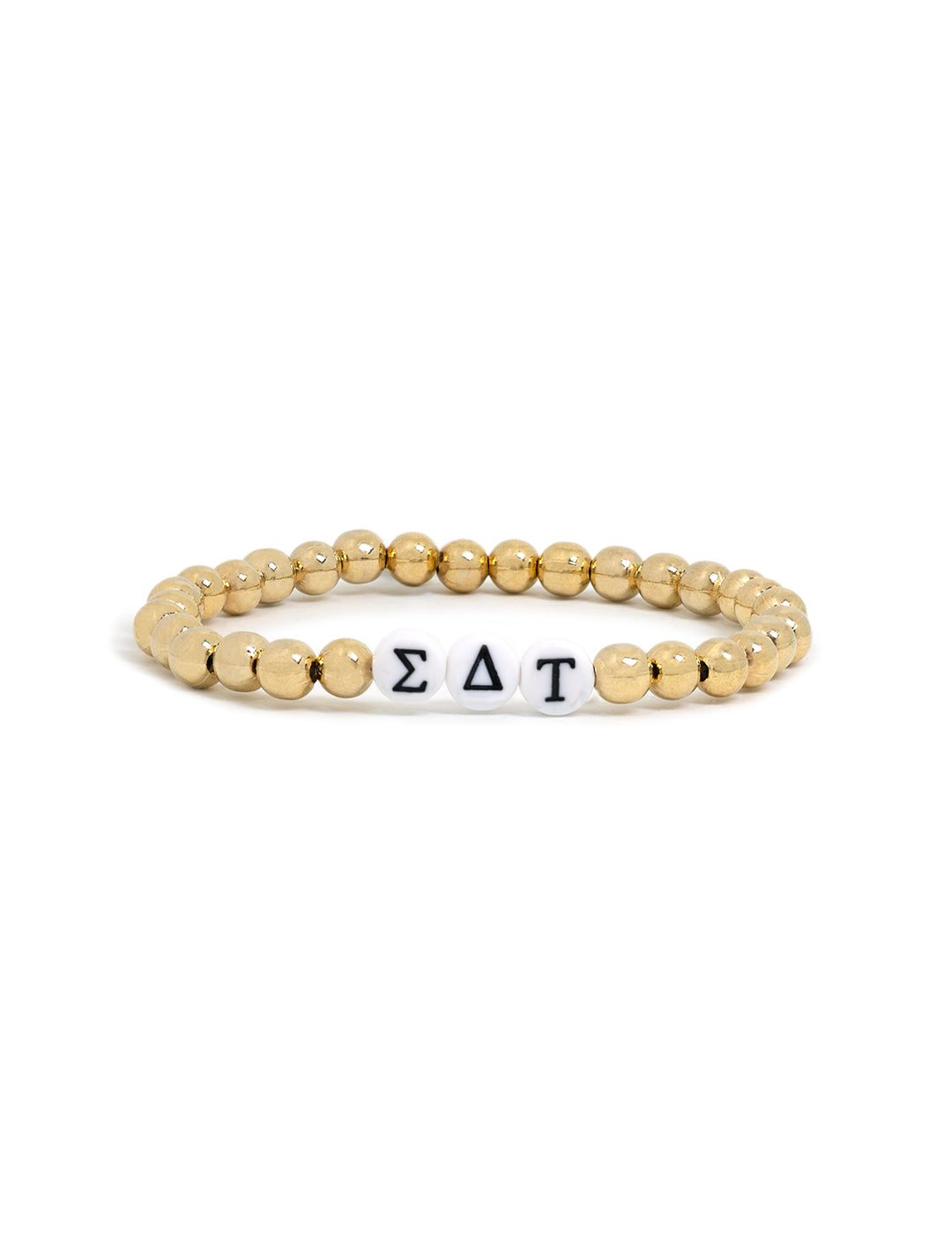 sigma delta tau beaded bracelet