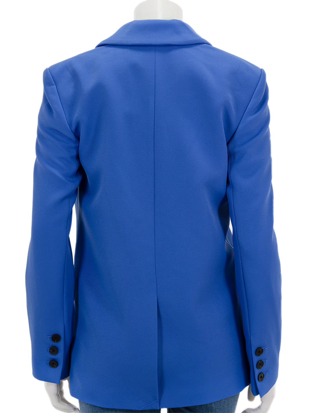 Back view of Saint Art's gia blazer in french blue.