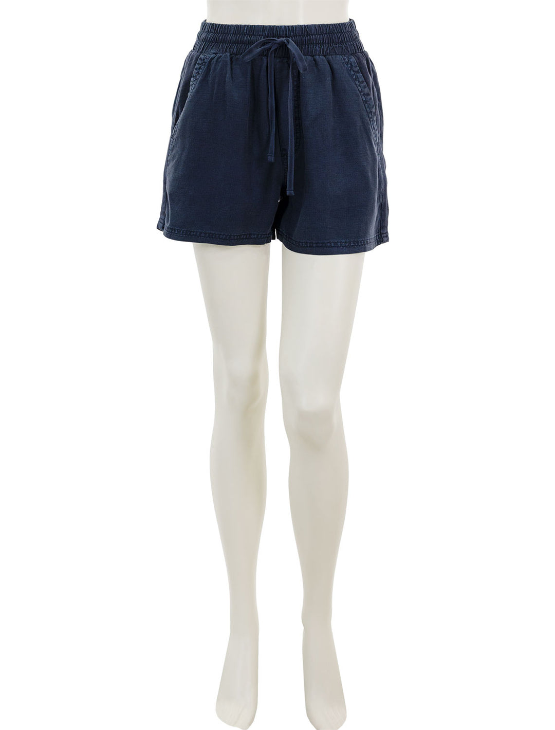 Front view of Splendid's campside shorts in navy.