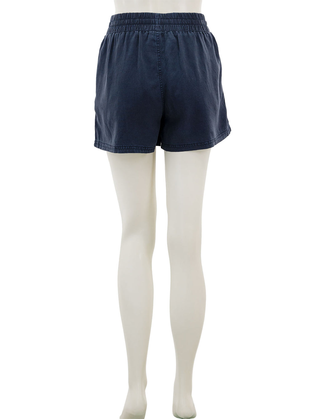 Back view of Splendid's campside shorts in navy.