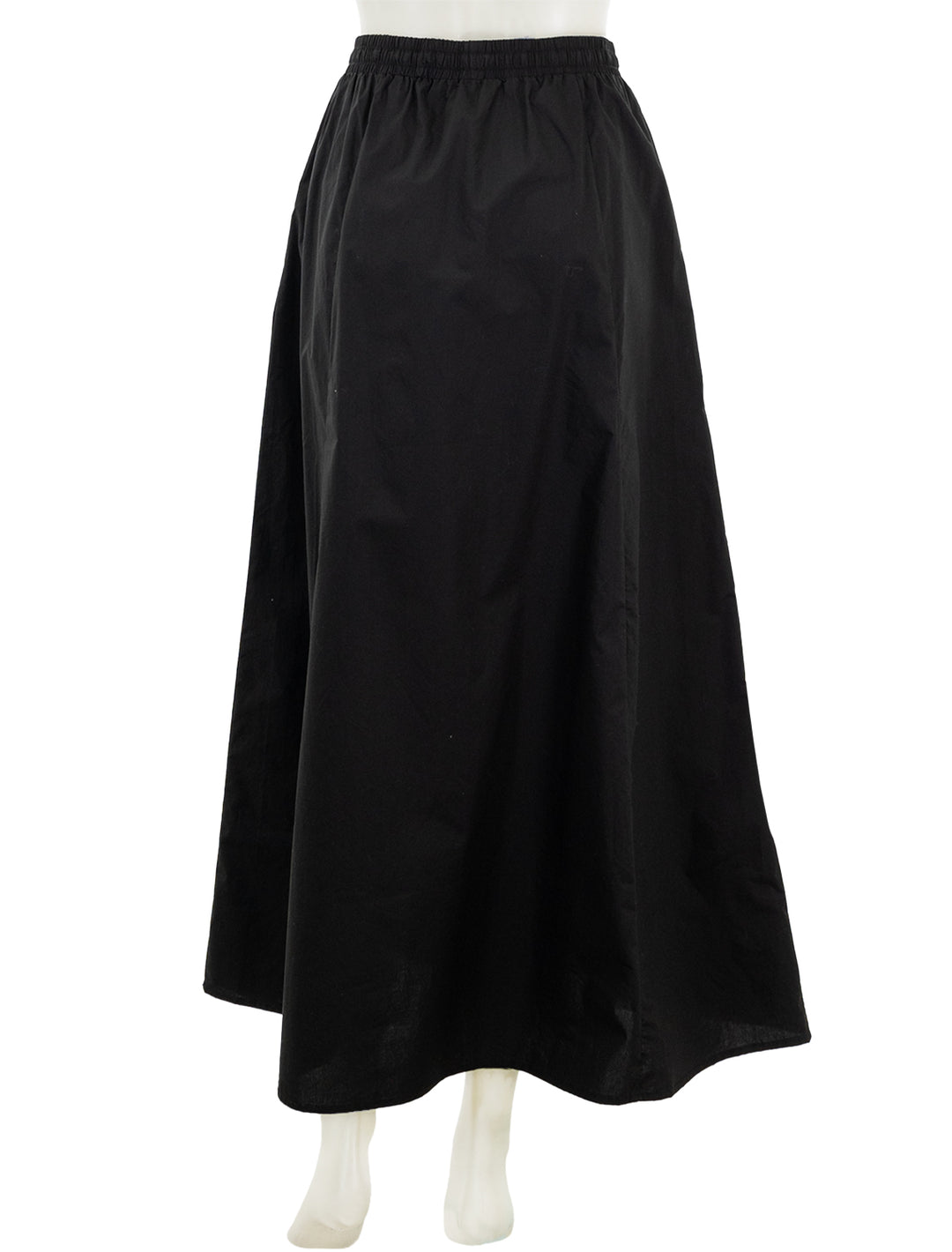 Back view of Steve Madden's sunny skirt in black.