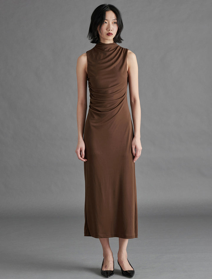 mo dress in coco brown