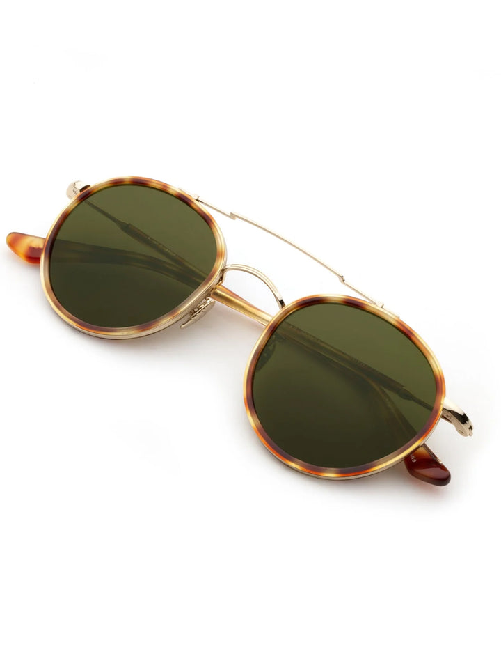 Overhead view of Krewe's porter 12k titanium hawksbill polarized.