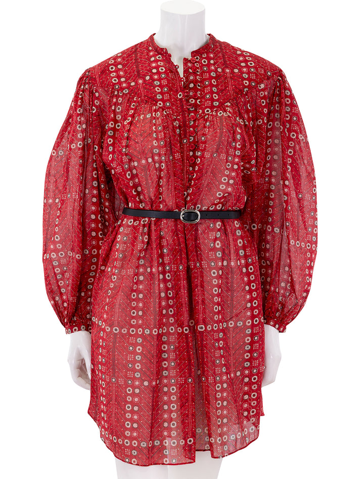 melinda dress in red