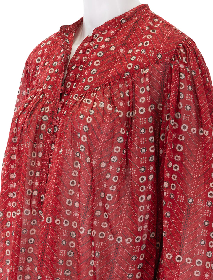 melinda dress in red
