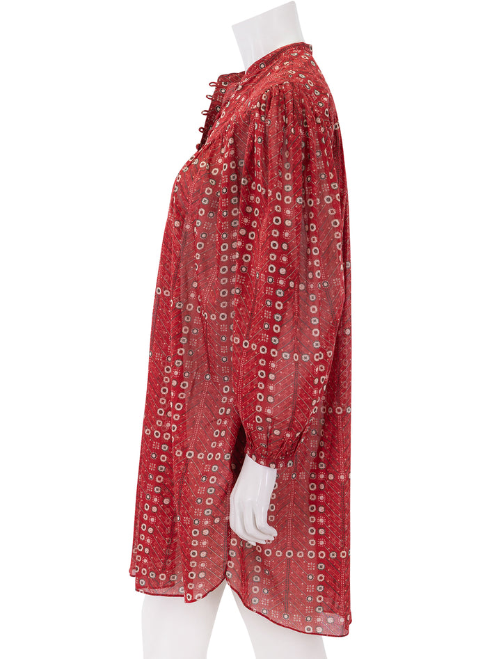 melinda dress in red