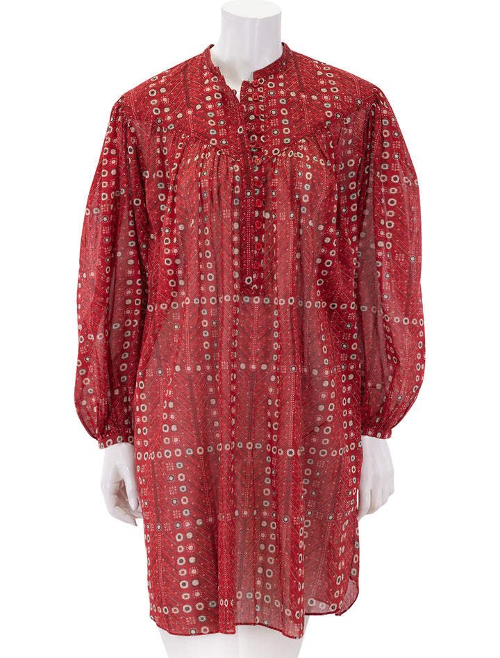 melinda dress in red