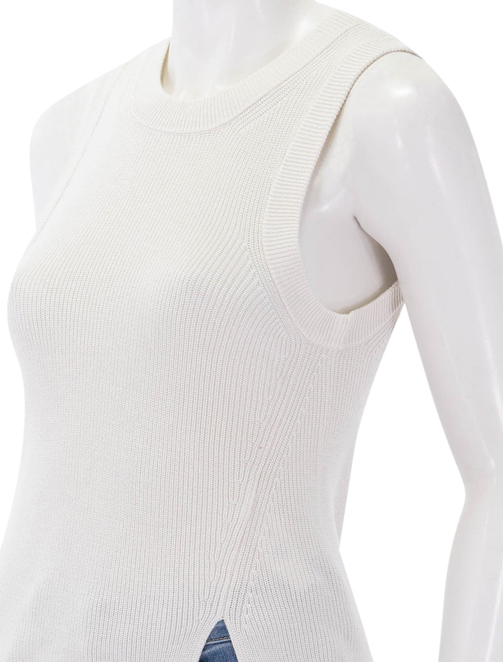 bobbie sweater tank in moonstone