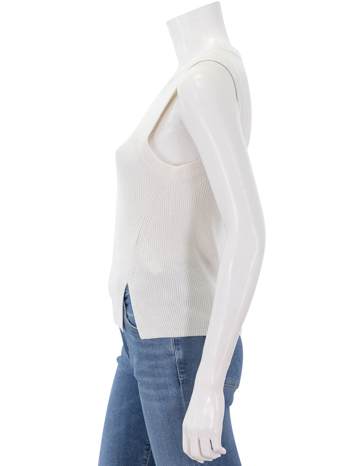 bobbie sweater tank in moonstone