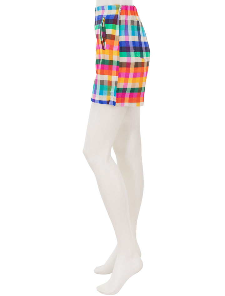 sandra plaid shorts