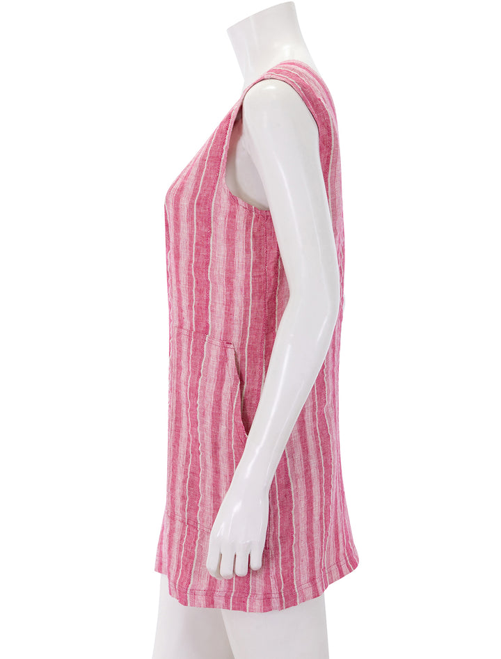 azure dress in granita stripe