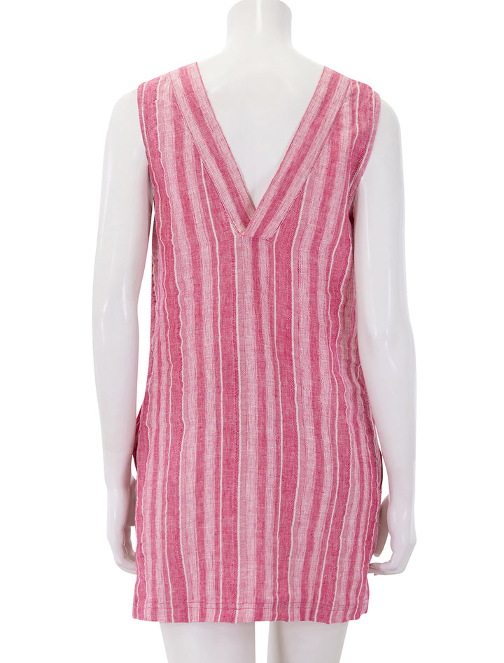 azure dress in granita stripe