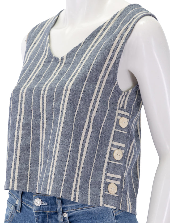 corsica celestine blouse in kind of blues
