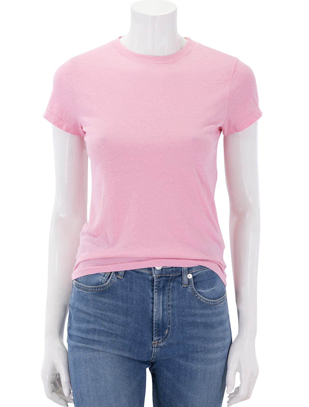 front view of prospect tee in twisted taffy