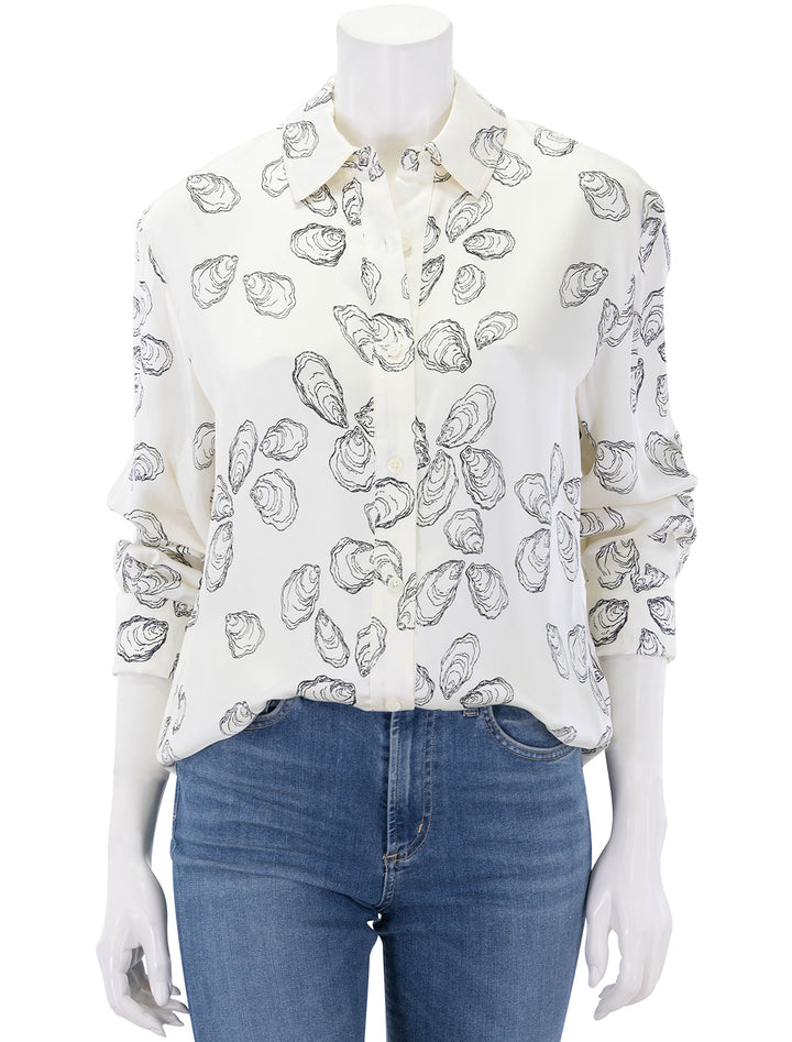 avalon shirt in bone oyster