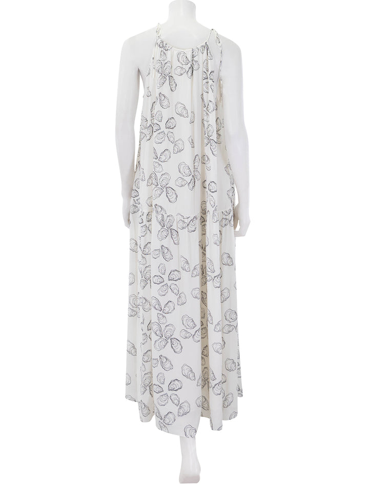 santana dress in bone oyster