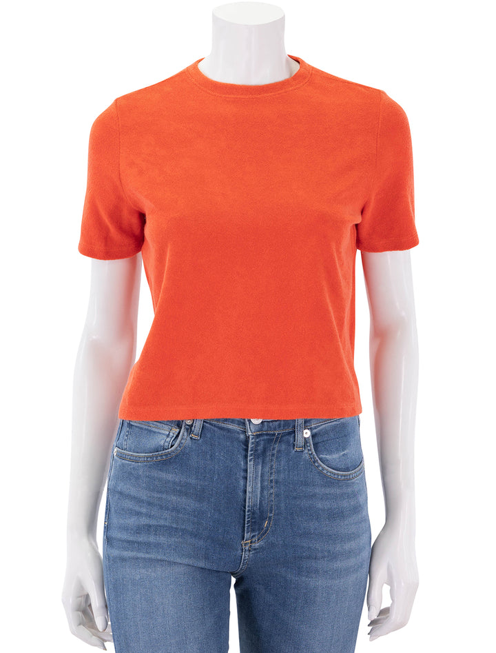 the terry hurley tee in poppy