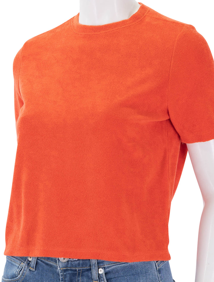 the terry hurley tee in poppy