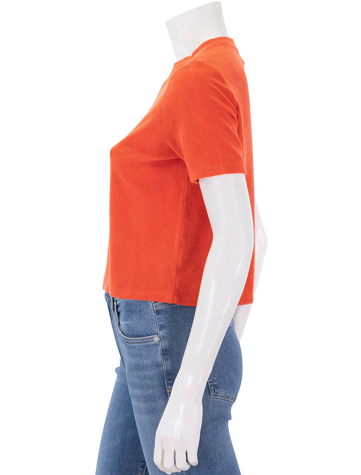 the terry hurley tee in poppy