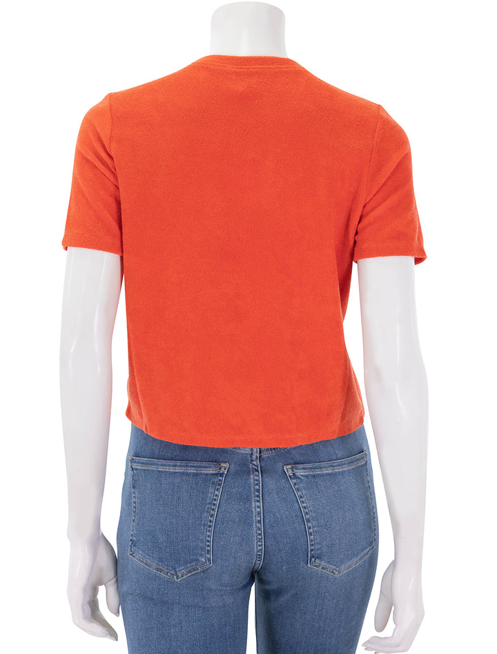 the terry hurley tee in poppy