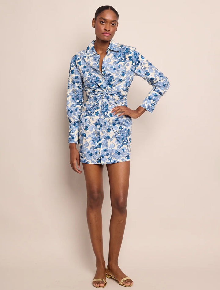 juni shirt dress in berries egret