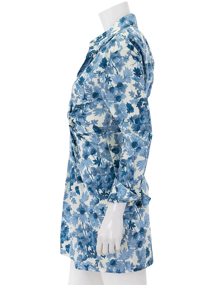 juni shirt dress in berries egret