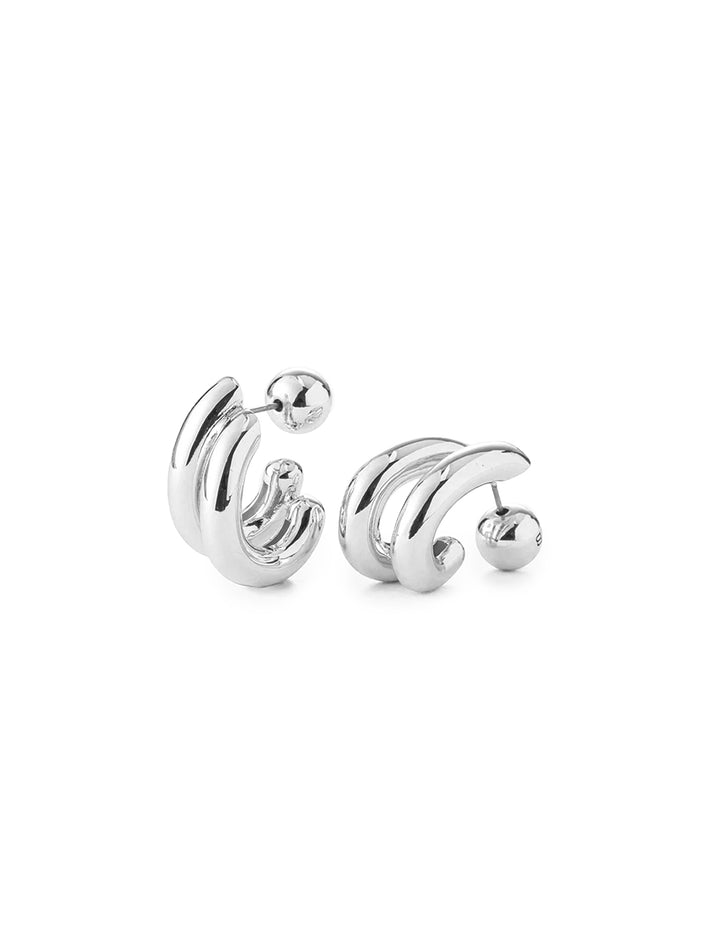 florence earrings in silver