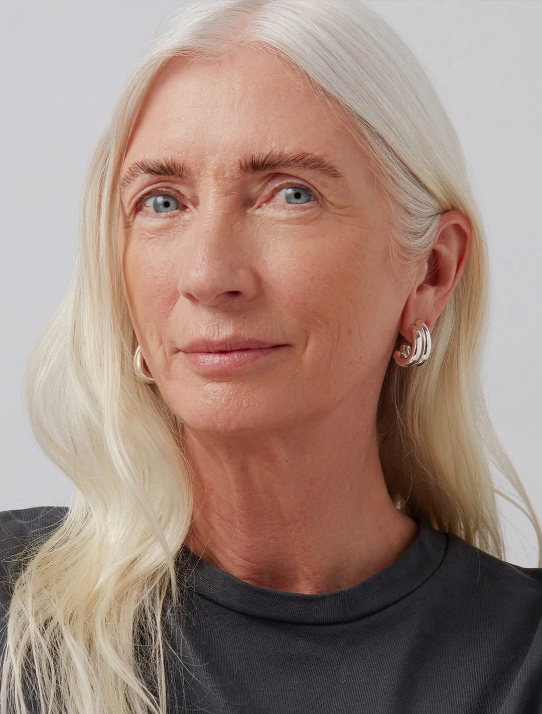 florence earrings in silver