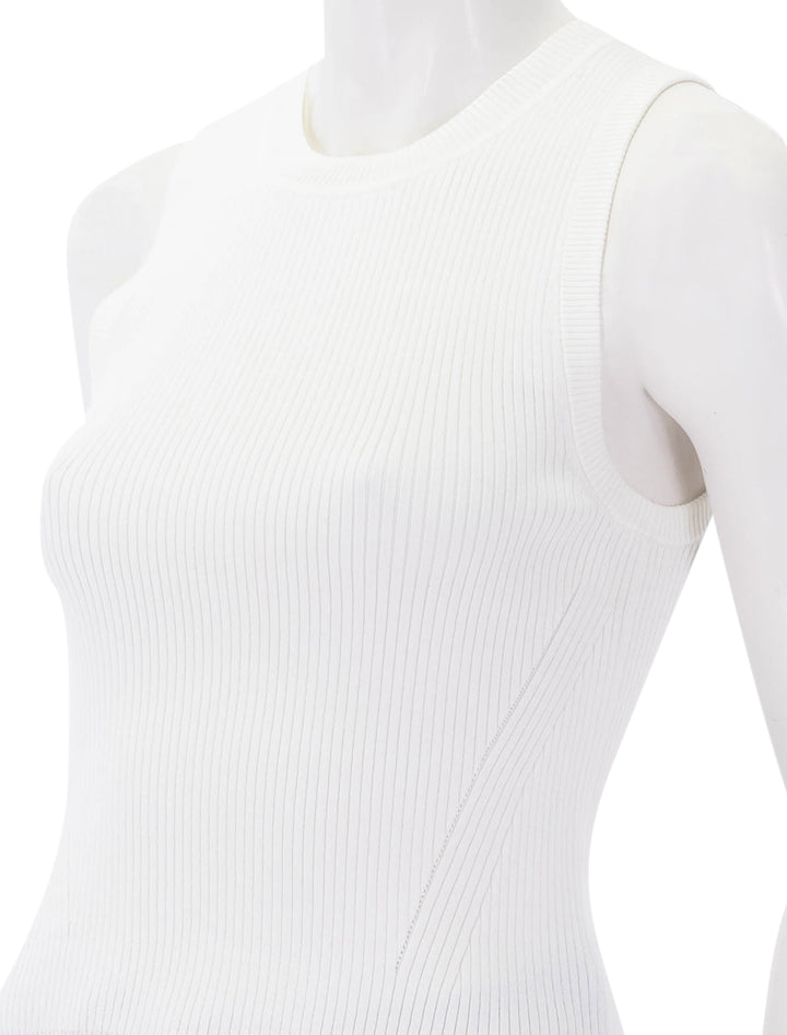 short perfect tank sweater in white