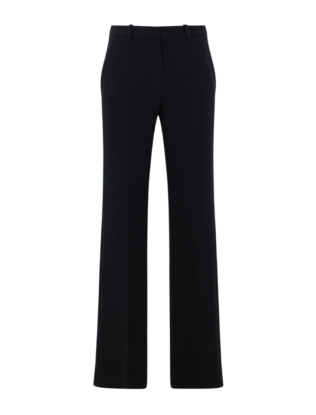 slim fit trouser in black admiral crepe