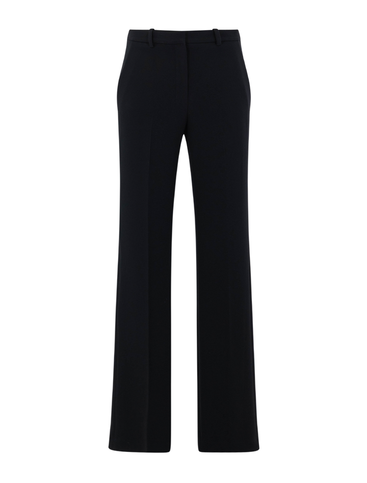 slim fit trouser in black admiral crepe