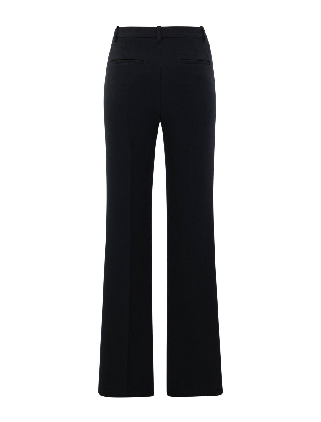 slim fit trouser in black admiral crepe