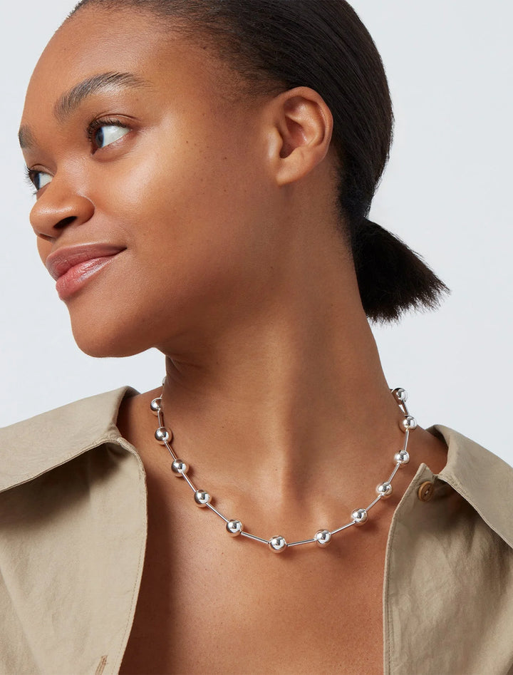 celeste necklace in silver