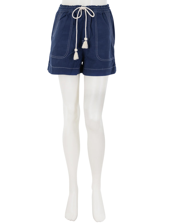 astra shorts in navy