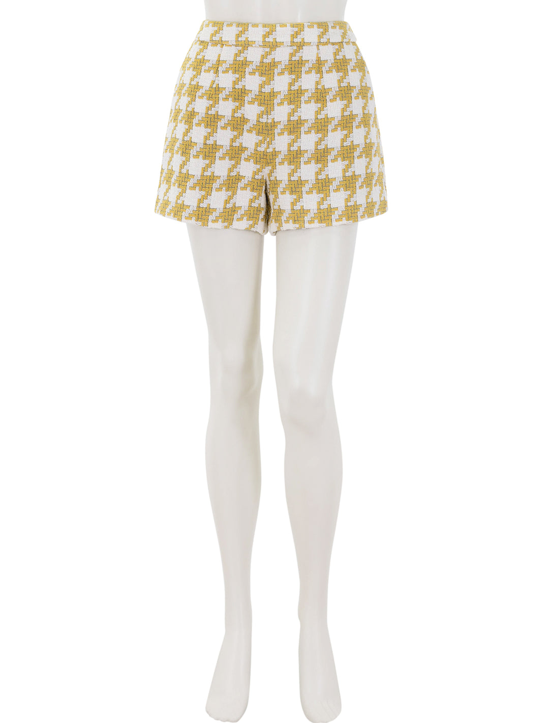 front view of ashton shorts in ceylon houndstooth