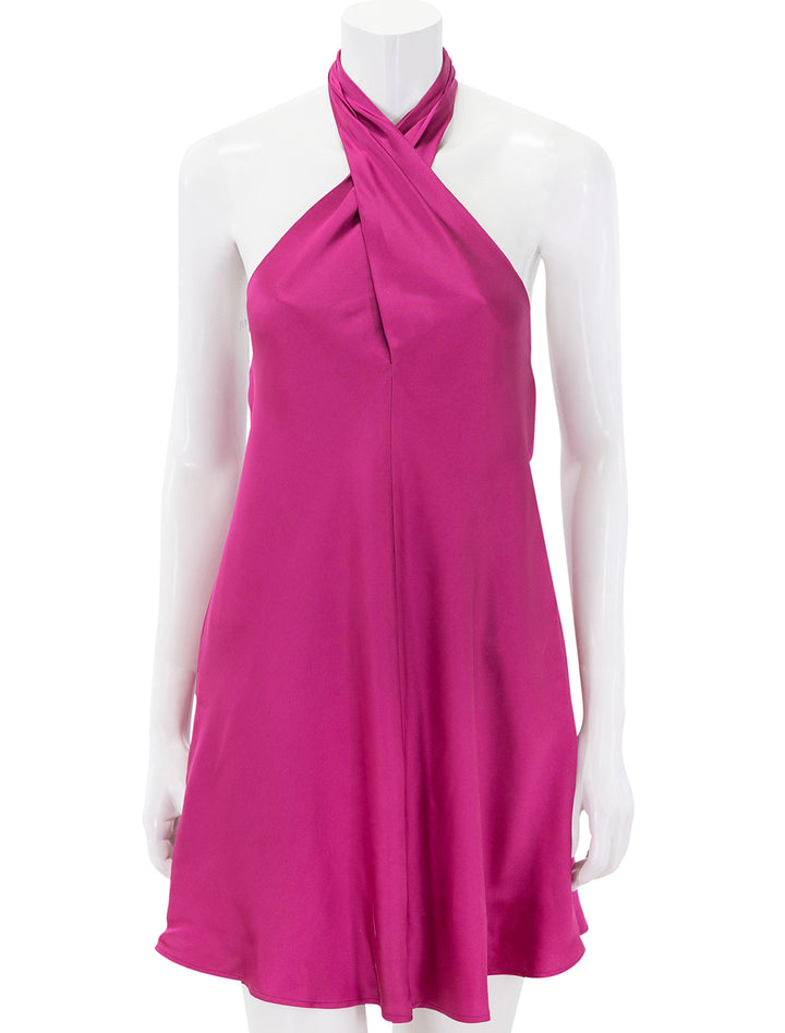 larissa dress in fuchia