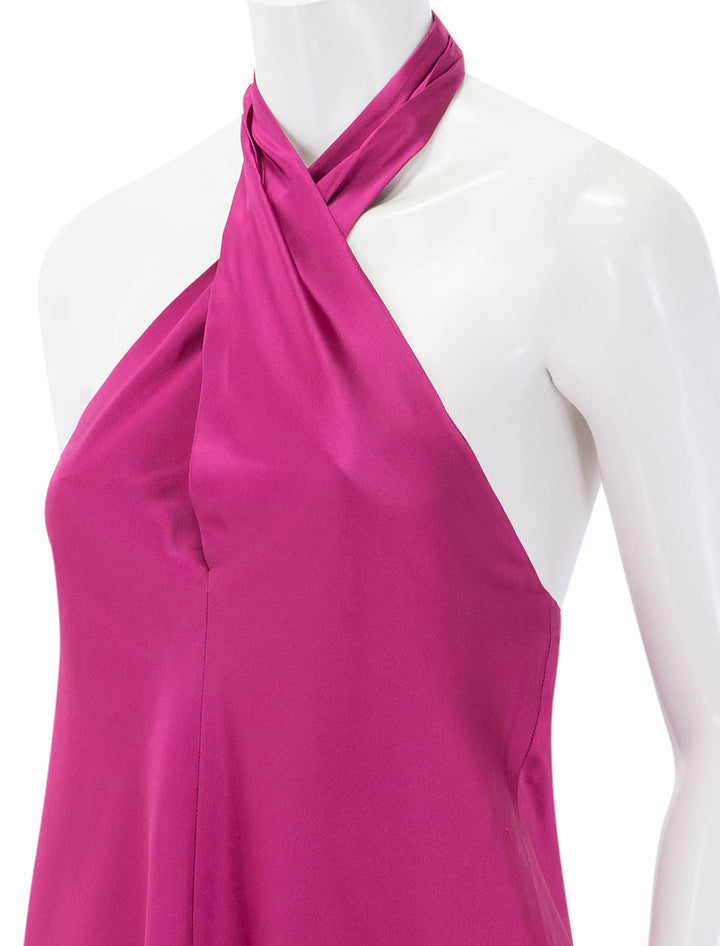 larissa dress in fuchia