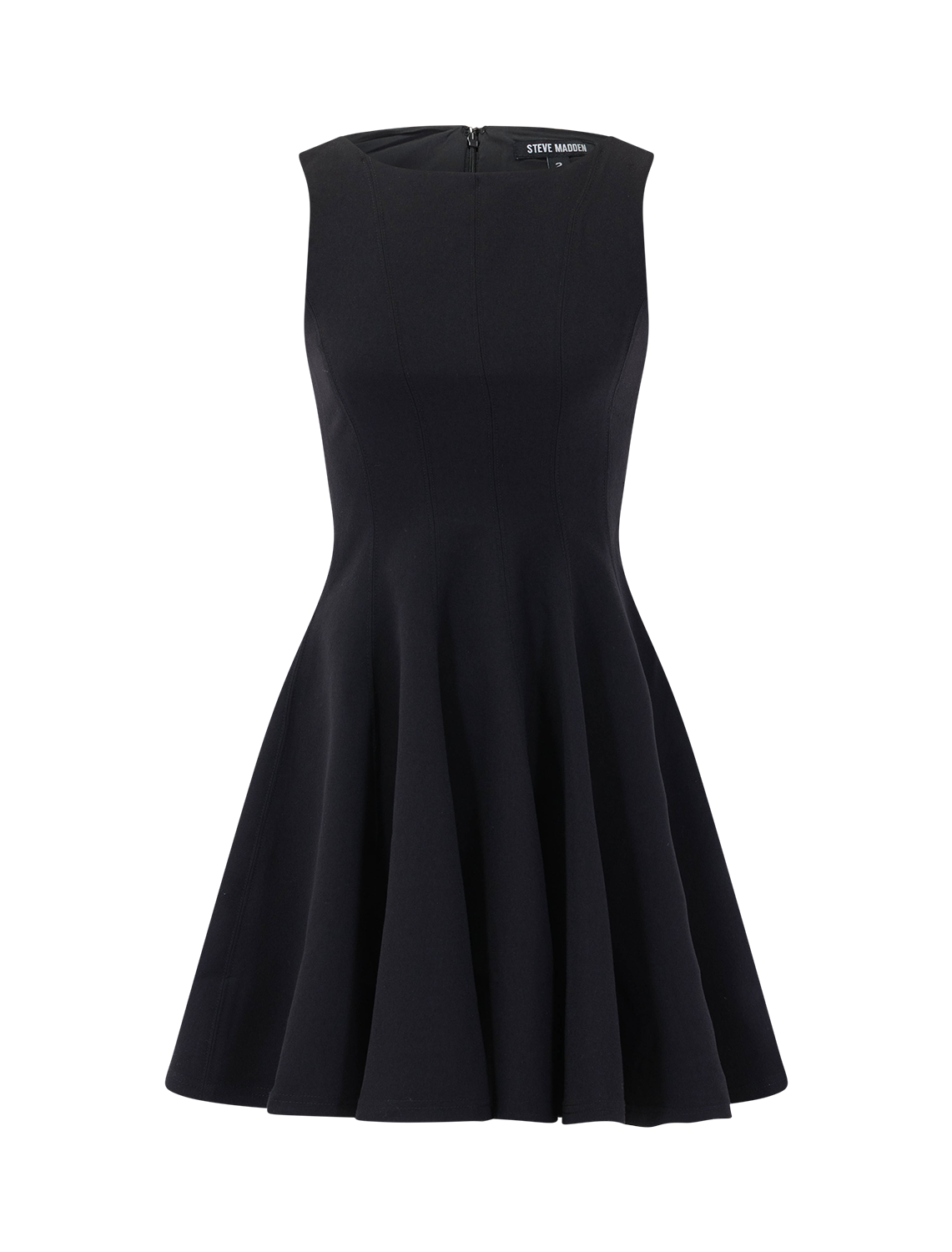 Steve Madden Nili Fit & Flare Minidress in Black at Nordstrom, Size 6