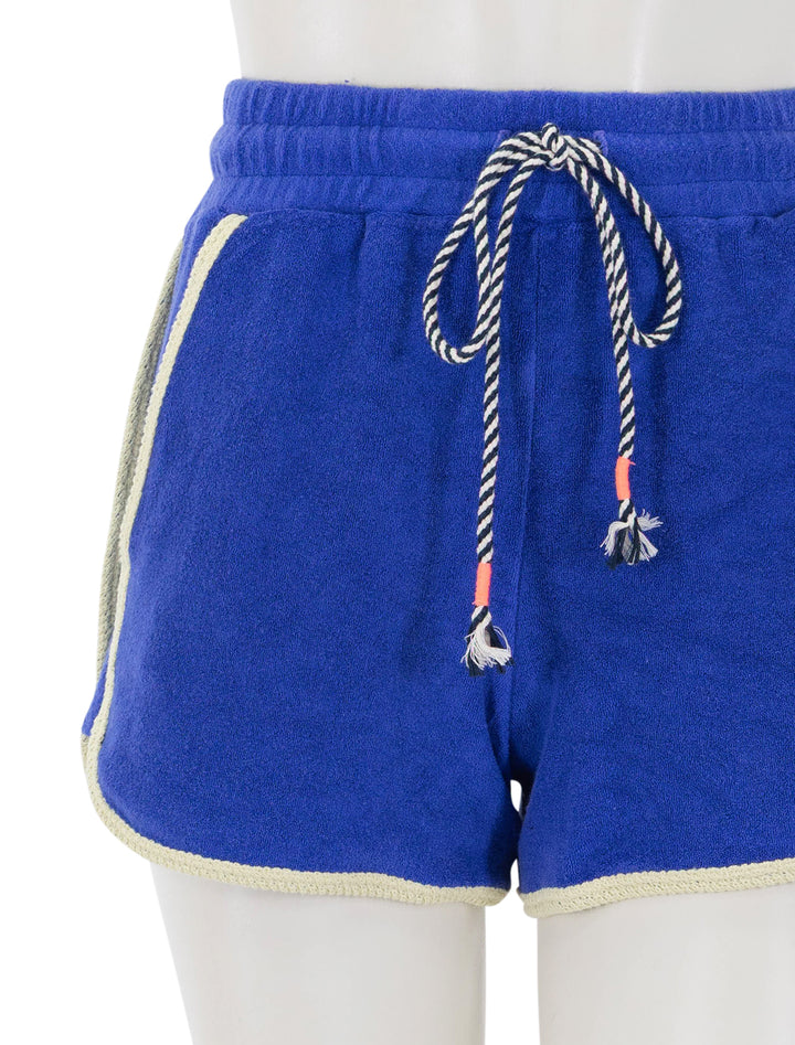 loop terry shorts in cobalt