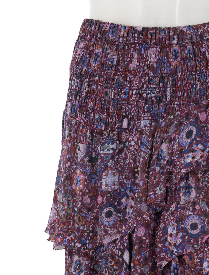 bridgitte skirt in plum floral
