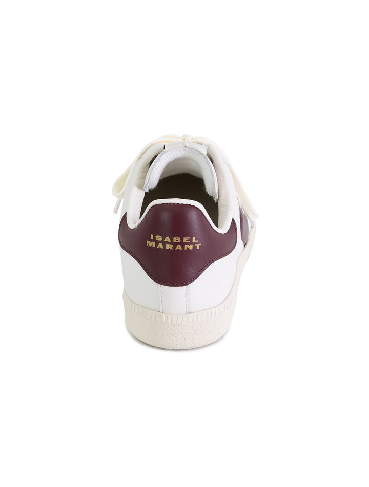 bryce sneaker in burgundy